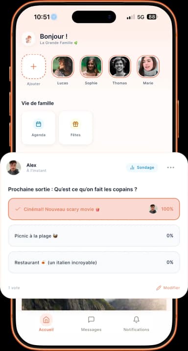 Événements & sondages