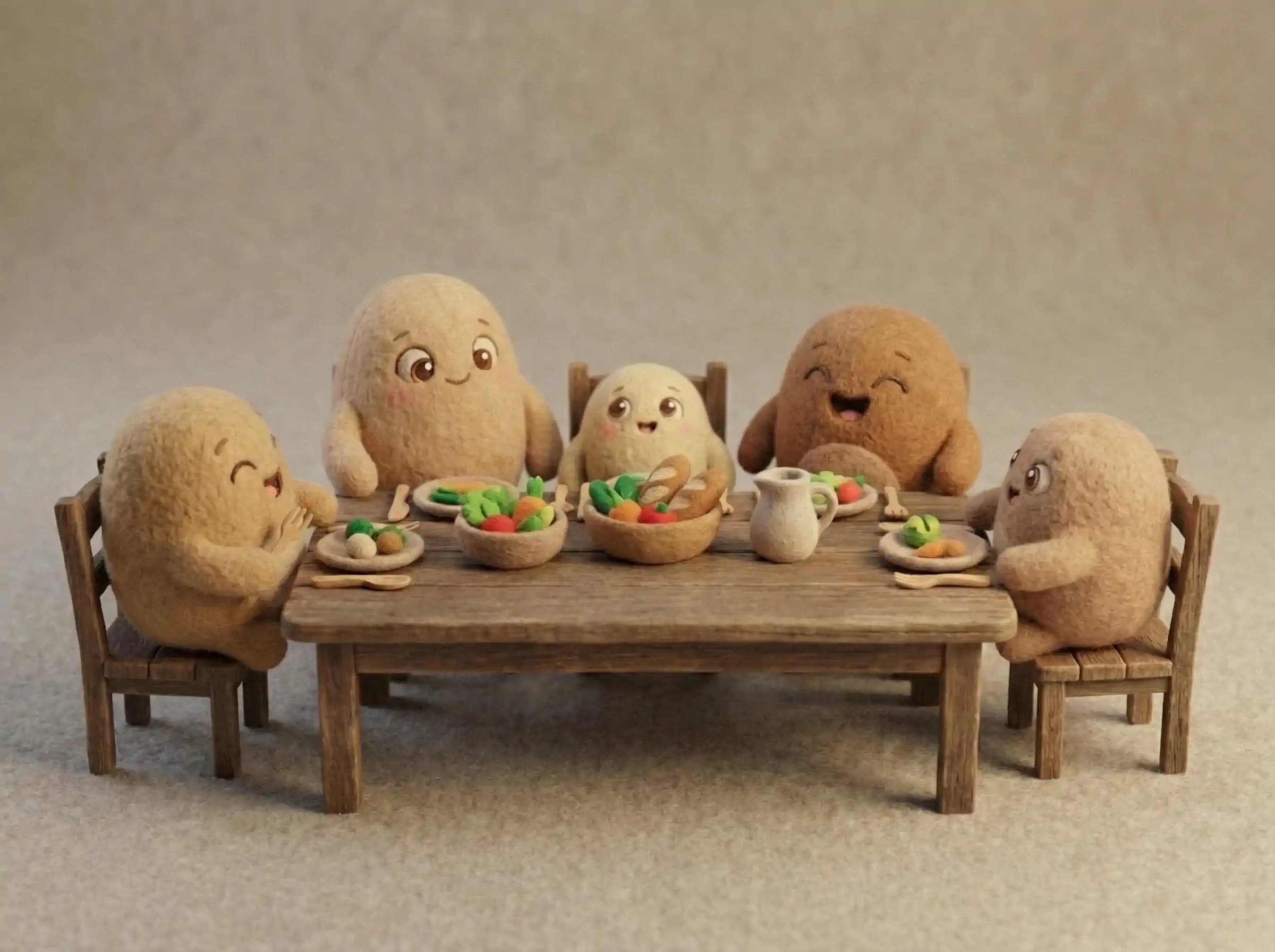 Repas de famille — rester proche même à distance